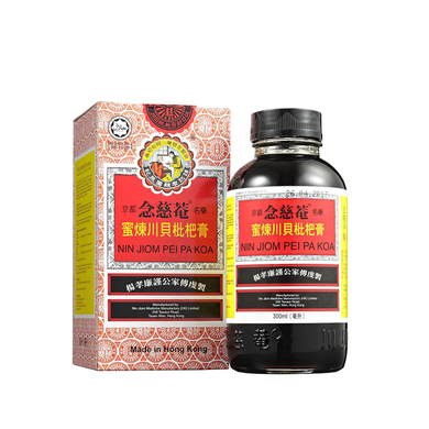 NJ Pei Pa Koa 300ml <br> 京都念慈菴川貝枇杷膏