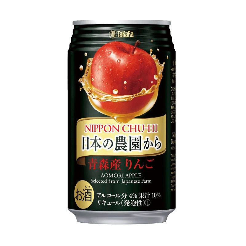 Takara Chu-Hi Nihon no Nouen Ringo - Cocktail Spritz Apple Flavour 350ml ***