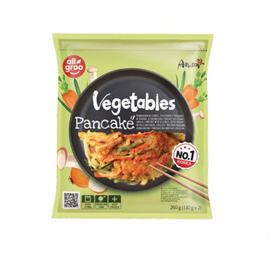 Allgroo Vegetable Pancake 260g (2pcs)  <br> Allgroo 蔬菜煎餅 (2片裝)