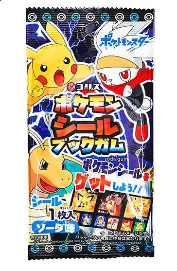 Koris Pokémon Chewing Gum with Stickers 3.5g ***