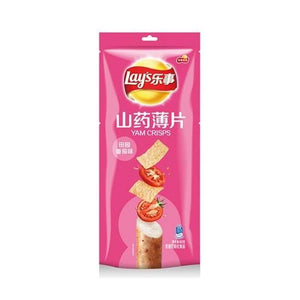 Lays Yam Crisps - Tomato 80g <br> 樂事山葯薄片 田園番茄味