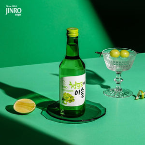 Jinro Chamisul Soju (Green Grape) Alc. 13% 350ml ***