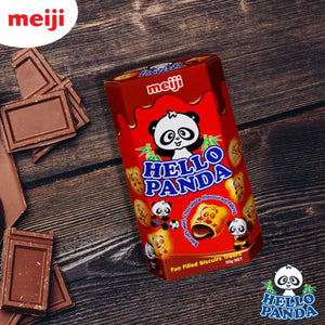 Meiji Hello Panda-Chocolate 50g <br> 明治熊貓巧克力味