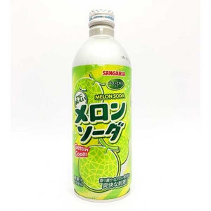 Sangaria Ramu Bottle Melon Soda 500ml *** <br> 三佳利蜜瓜味蘇打汽水