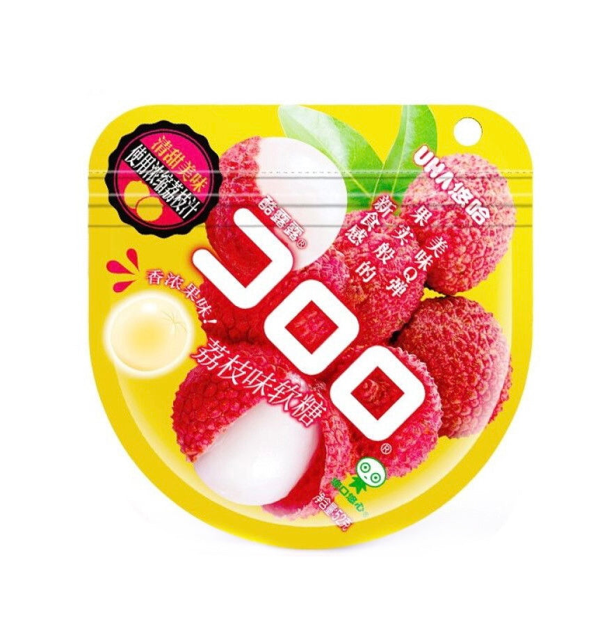 UHA (Chinese) Kororo Gummy (Lychee) 52g *** <br> 悠哈 荔枝味軟糖