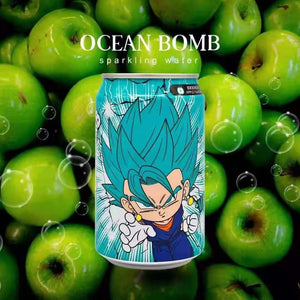 Y.H.B. Ocean Bomb & Dragonball (Vegito) Sparkling Water - Apple 330ml <br> 海洋深層氣泡水 (龍珠-比古洛) - 蘋果風味