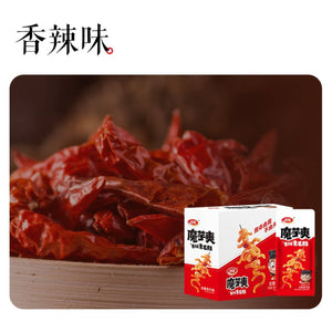 WeiLong Konjac Strips - Spicy 360g (20 Packs) <br> 衛龍 魔芋爽 香辣素毛肚