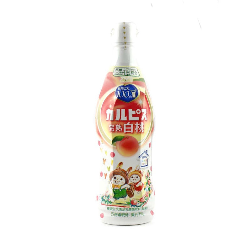 Asahi Calpis Concentrated Drink (White Peach Flavor) 470ml *** <br> 朝日可爾必思濃縮飲料 (完熟白桃味)