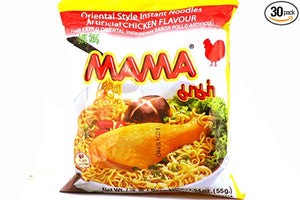 Mama Oriental Style Instant Noodles Chicken Flavour 55g <br> 媽媽 雞肉味即食麵