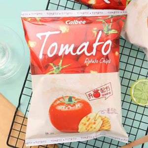 Calbee P/Chips - Tomato 90g <br> 卡樂B薯片-番茄味