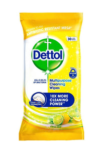 Dettol Anti-Bacterial Surface Wipes Citrus 30s ***