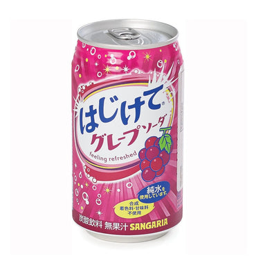 Sangaria Ramu Bottle Grape Soda 350ml *** <br> 三佳利葡萄味蘇打汽水