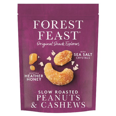 Forest Feast Slow Roasted Peanuts & Cashews With Sea Salt And Honey 120g ***