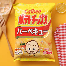Load image into Gallery viewer, Calbee P/Chips - BBQ 105g &lt;br&gt; 卡樂B薯片-燒烤味