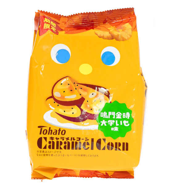 Tohato Caramel Corn Daigaku Imo Sweet Potato Flavoured Snacks 77g <br> 桃哈多焦糖粟米條 甘薯味