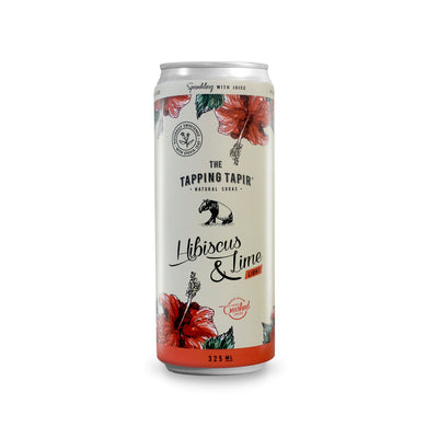 The Tapping Tapir Tropical Soda - Hibiscus & Lime 325ml ***