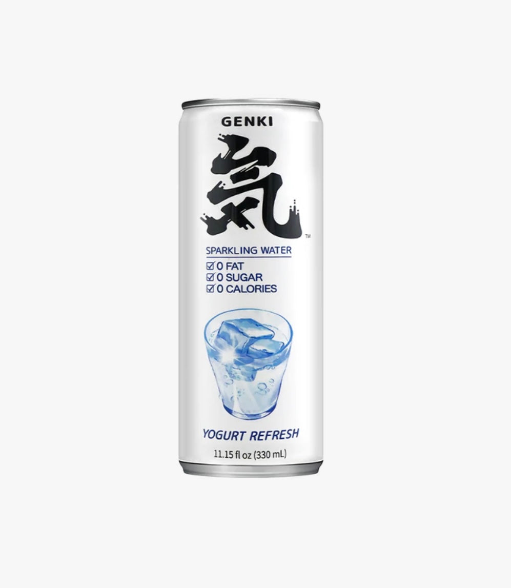 Genki Forest Sparkling Water (Yogurt Flavour) 330ml *** <br> 元氣森林乳酸味氣泡水