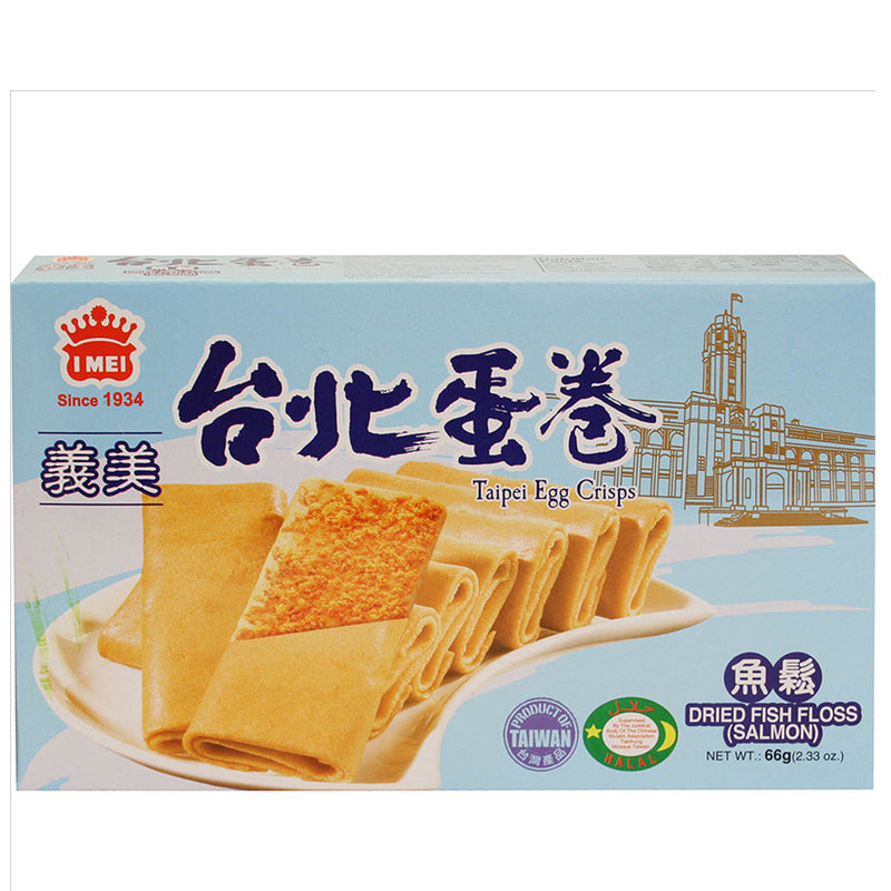 IMEI Taipei Egg Crisps - Fish Floss 66g <br> 義美 台北蛋卷 - 魚鬆