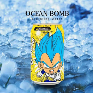 Y.H.B. Ocean Bomb & Dragonball (Vegeta) Sparkling Water - Cider 330ml *** <br> 海洋深層氣泡水 (龍珠-比達) - 賽打風味