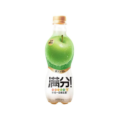 Genki Forest Carbonated Juice Drink (Green Apple Flavour) 380ml *** <br> 元氣森林滿分微氣泡果汁 (青蘋果味)