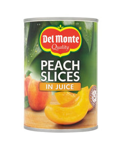 Del Monte - Peach Slices in Juice 415g <br> 地捫鑵頭黃桃