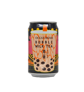 Y.H.B. Ocean Bomb Bubble Milk Tea Drink 330ml <br> Ocean Bomb 黑糖珍珠奶茶