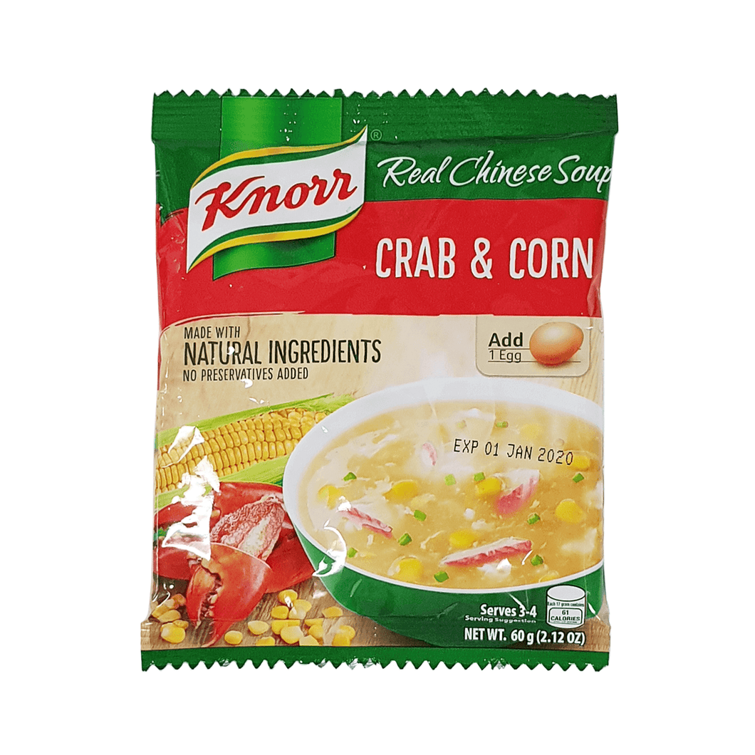 Knorr Crab & Sweetcorn Soup Mix 60g <br> 家樂牌 蟹肉玉米湯包