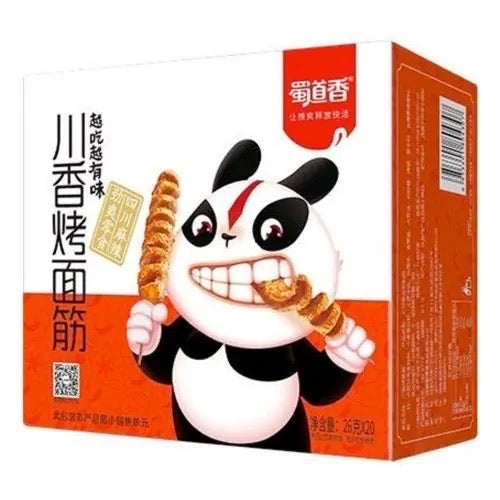 SDX Gluten Strips - Sichuan Flavour (20packs) 520g <br> 蜀道香-川香烤面筋