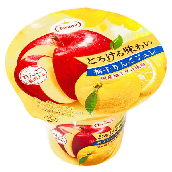 Tarami Yuzu Citrus Apple Flavoured Fruit Jelly 210g *** <br> Tarami 柚子蘋果果肉果凍