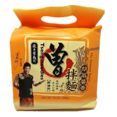 Tseng Noodles - Hu Sesame Flavor 4packs 508g <br> 曾拌麵 - 胡蔴醬香 4包裝