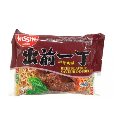 Nissin Instant Noodles Five Spice Beef Flavour 100g  <br> 日清出前一丁 - 五香牛肉味 單包裝