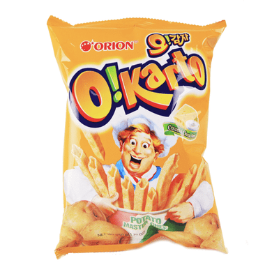 Orion O! Karto Cream & Cheese Flavor 50g *** <br> Orion 空心薯條 芝士奶油味