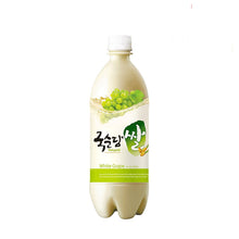 Load image into Gallery viewer, Kooksoondang Makgeolli Korean Rice Wine (Green Grape) Alc. 3% 750ml *** &lt;br&gt; 韓國米酒 (青葡萄味)