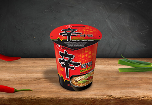 Nongshim Shin Cup Noodle Soup- Hot & Spicy Flavour 68g <br> 農心 辛辣杯麵