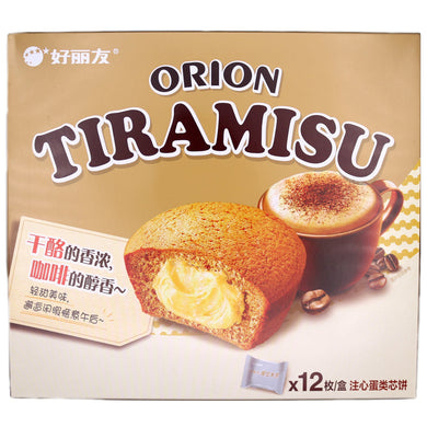 Orion Pie - Tiramisu Flavour 12pieces 276g <br> 好麗友·派 - 提拉米蘇味