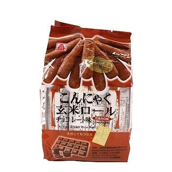 Pei Tien Konjac Brown Rice Roll - Chocolate 160g <br> 北田蒟蒻糙米捲-巧克力