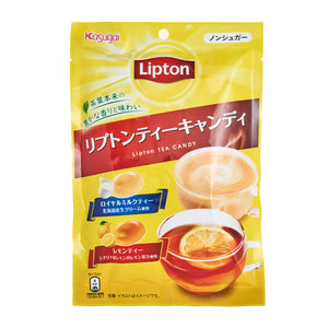 Kasugai Seika Lipton Tea Candy - Milk Tea & Lemon Tea 58g ***