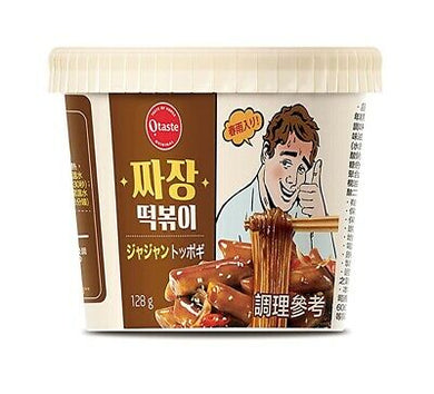 Taekyung Topoki & Noodle Cup - Jajang Flavour 128g <br> Taekyung 微波炒年糕帶麵 - 炸醬味