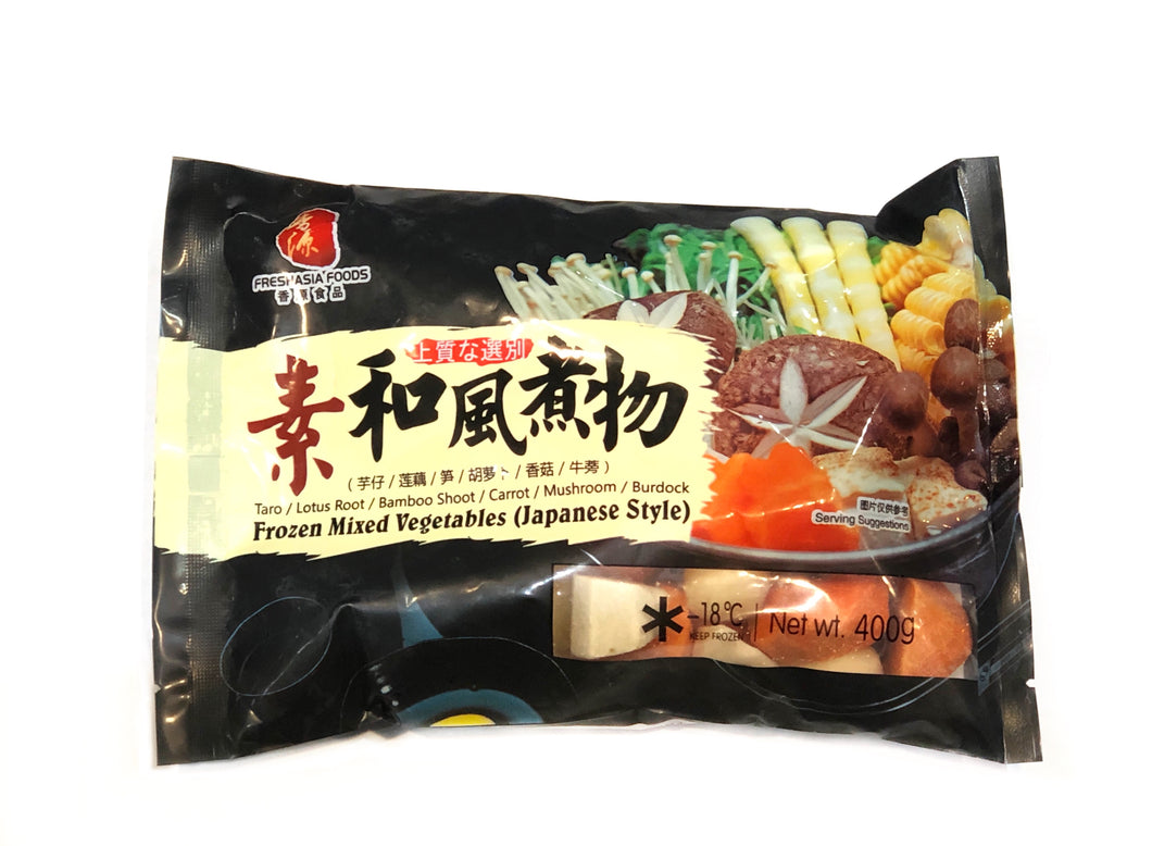 FRESHASIA Frozen Mixed Vegetable (Japanese Style) 400g <br> 香源素和風煮物