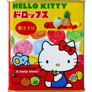 Sakuma Hello Kitty Fruit Drops in a Tin 75g *** <br> Sakuma Hello Kitty 鐵罐果汁糖
