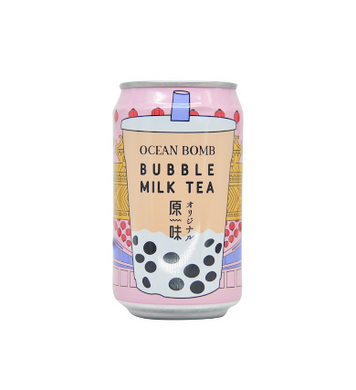 Y.H.B. Ocean Bomb Bubble Milk Tea Drink 330ml *** <br> Ocean Bomb 原味珍珠奶茶