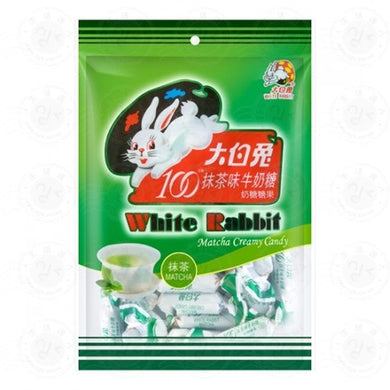 White Rabbit Matcha Creamy Candy 150g *** <br> 大白兔抹茶奶糖