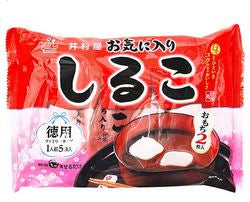 Imuraya Instant Oshiruko Red Bean Soup Dessert with Mochi 5 packs 180g <br> Imuraya 日式紅豆麻薯甜湯