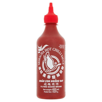 Flying Goose Sriracha Super Hot Chilli Sauce 455ml <br> 飛鵝牌是拉差辣椒醬 特辣