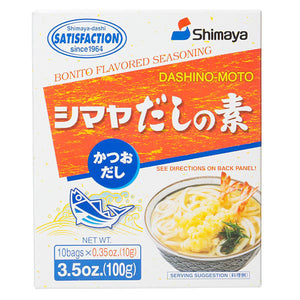 Shimaya Bonito Dashi Stock Powder 100g <br> Shimaya 鰹魚湯粉包