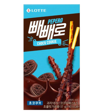 Lotte Choco Cookie Pepero Chocolate Sticks 39g *** <br> 樂天巧克力曲奇巧克力棒