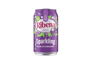 Ribena Sparkling Blackcurrant 330ml ***  <br> 利賓納黑加倫子汽水