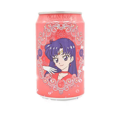 Y.H.B. Ocean Bomb & Sailor Moon Sparkling Water - Strawberry 330ml *** <br> 海洋深層氣泡水 (美少女戰士) - 草莓風味