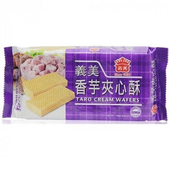IMEI Taro Cream Wafers 152g <br> 義美 香芋夾心酥