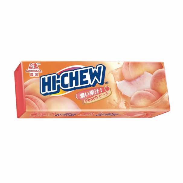 Morinaga Hi Chew Peach Chewy Candy 35g *** <br> 森永嗨啾 水蜜桃味 好嚼軟糖